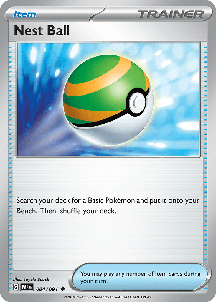 Nest Ball sv4pt5-84 Uncommon from Paldean Fates Set