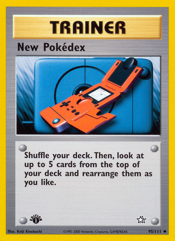New Pokédex neo1-95 Uncommon from Neo Genesis Set