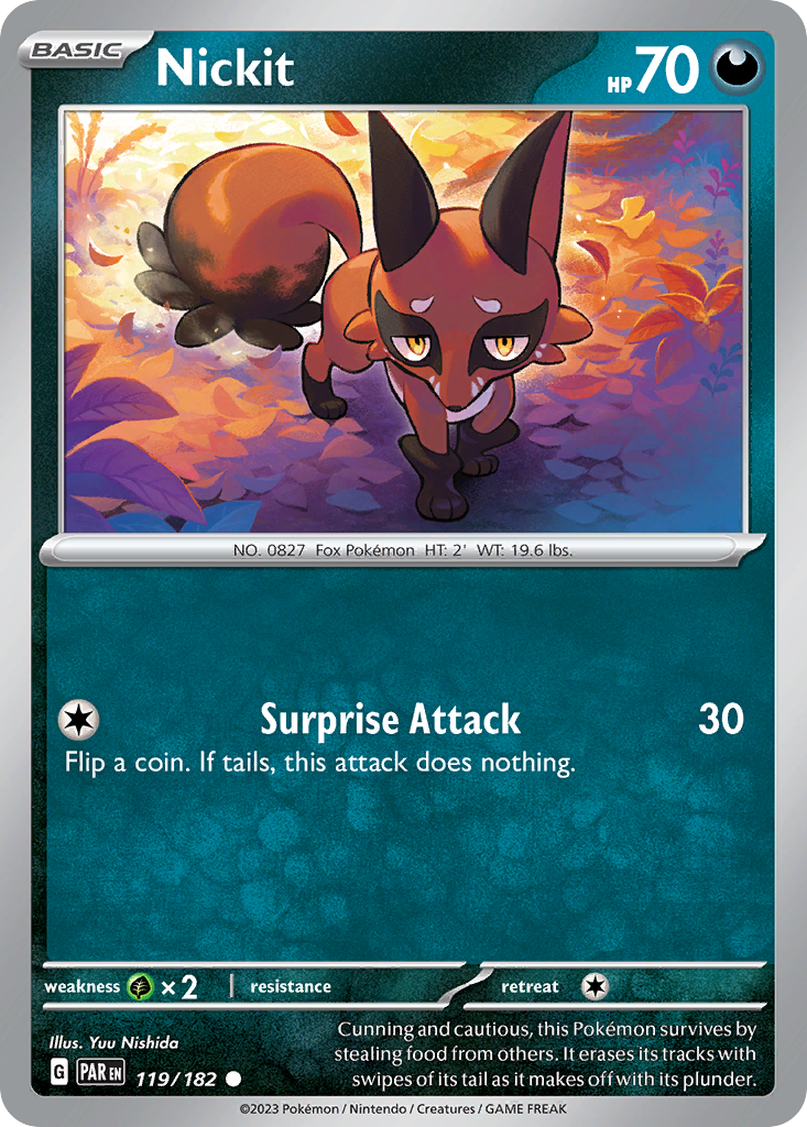 Nickit sv4-119 Common from Paradox Rift Set