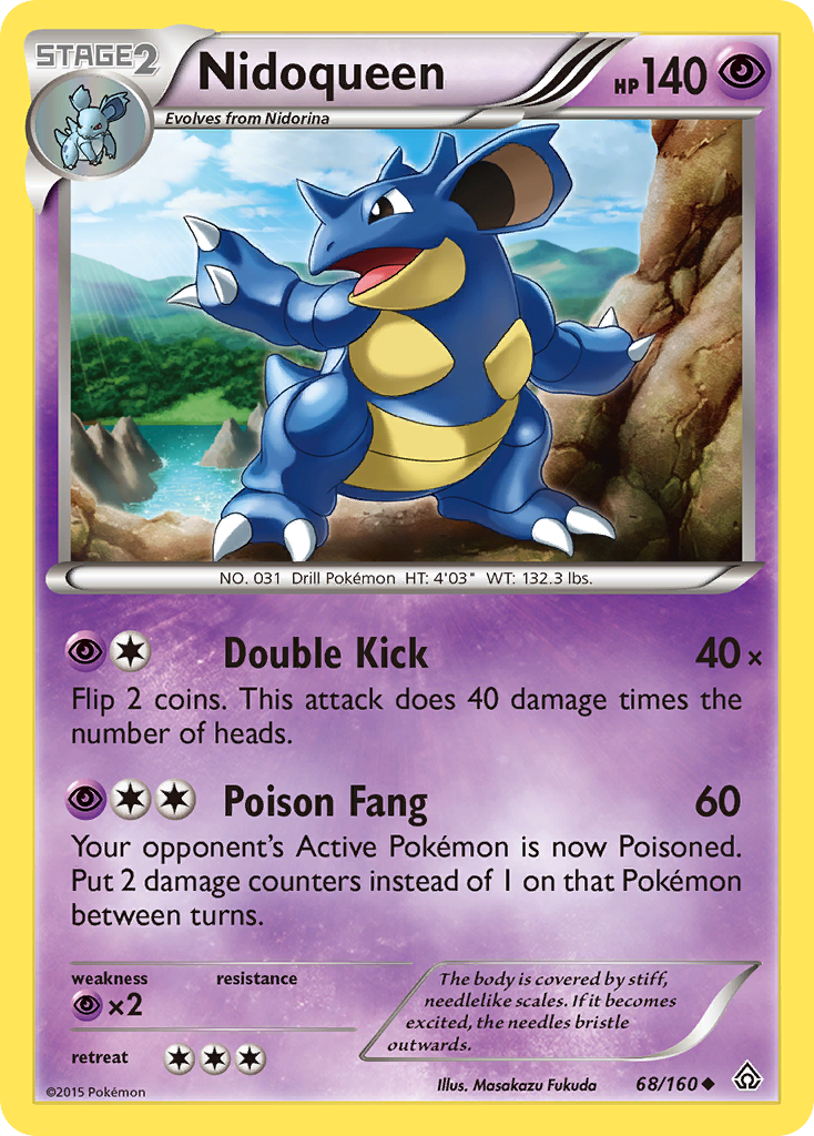 Nidoqueen xy5-68 Uncommon from Primal Clash Set