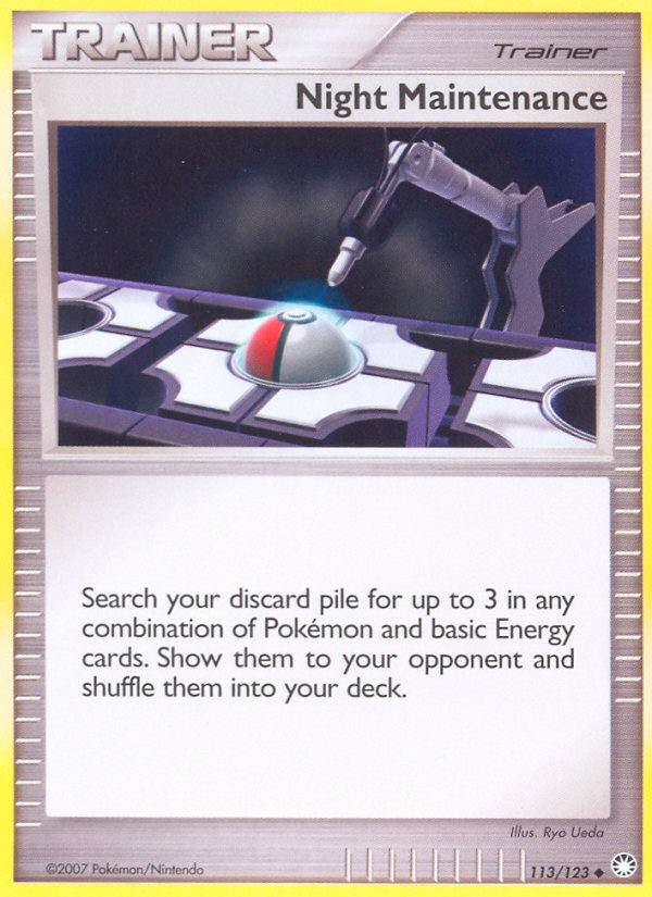 Night Maintenance dp2-113 Uncommon from Mysterious Treasures Set