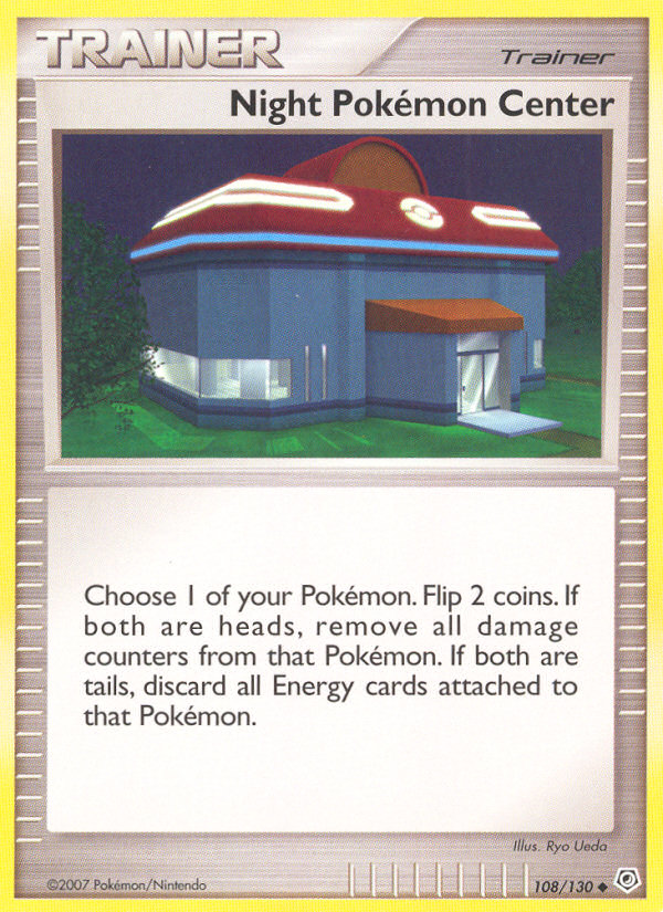 Night Pokémon Center dp1-108 Uncommon from Diamond & Pearl Set