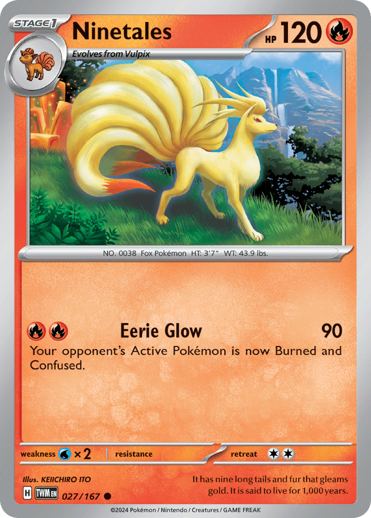 Ninetales sv6-27 Common from Twilight Masquerade Set