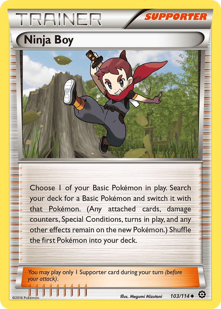Ninja Boy xy11-103 Uncommon from Steam Siege Set