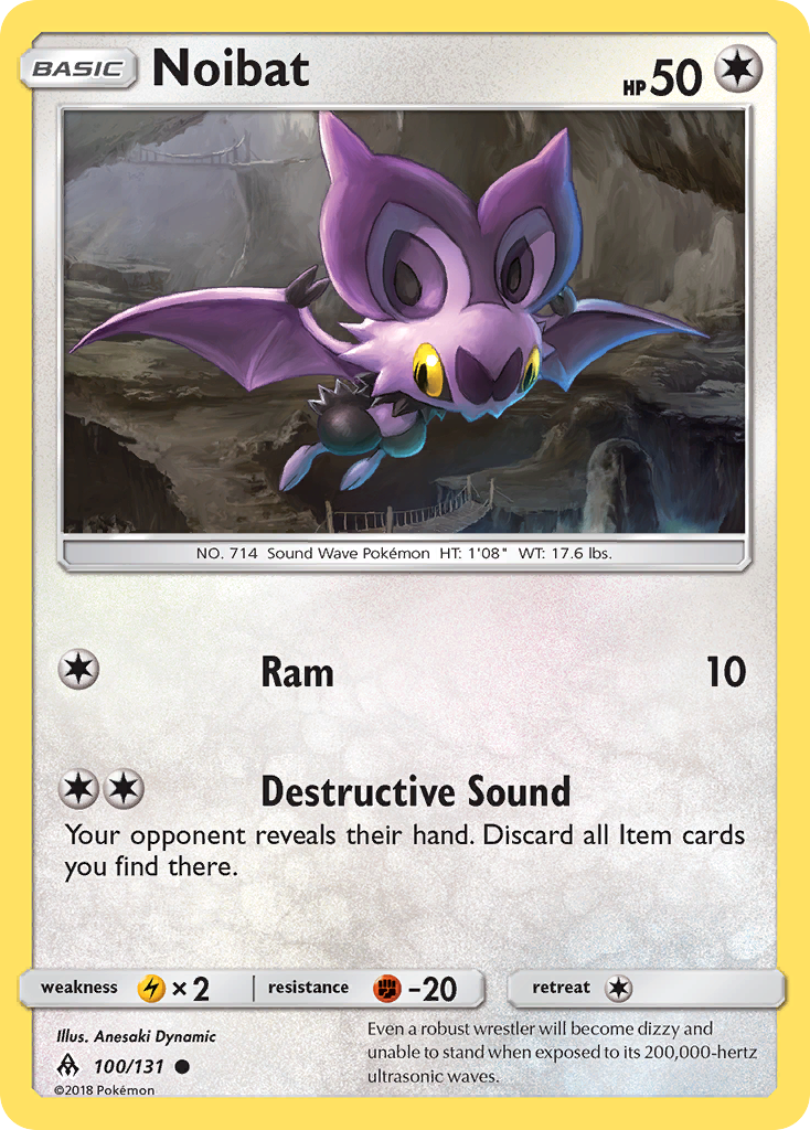 Noibat sm6-100 Common from Forbidden Light Set