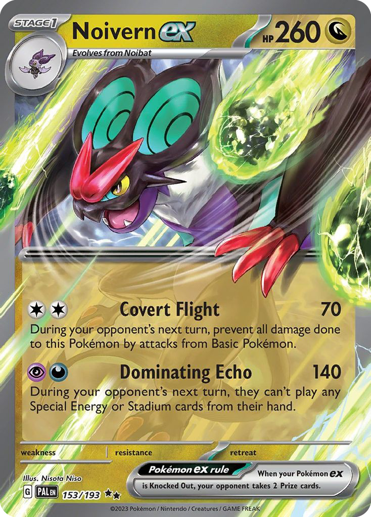 Noivern ex sv2-153 Double Rare from Paldea Evolved Set