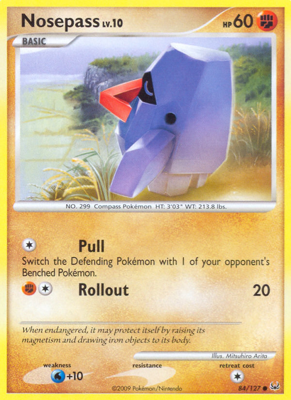 Nosepass pl1-84 Common from Platinum Set