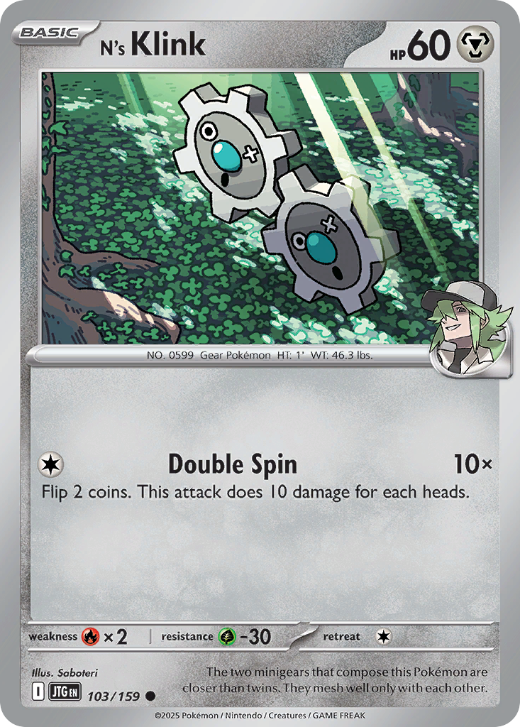 N’s Klink sv9-103 Common from Journey Together Set