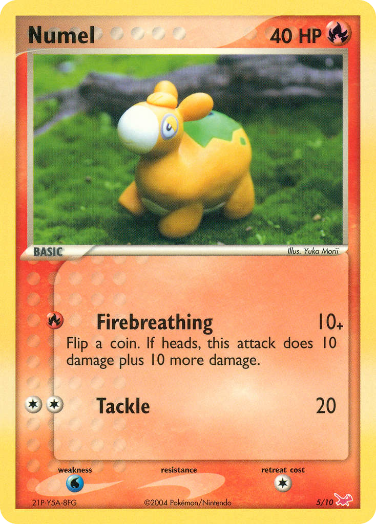 Numel tk1a-5  from EX Trainer Kit Latias Set