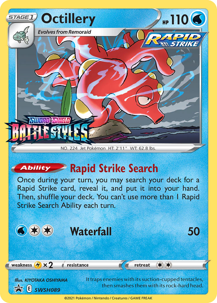 Octillery swshp-SWSH089 Promo from SWSH Black Star Promos Set