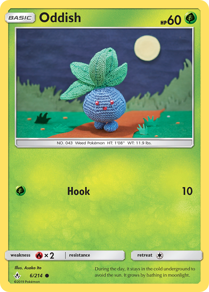Oddish sm10-6 Common from Unbroken Bonds Set