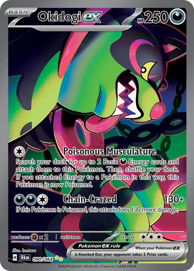 Okidogi ex sv6pt5-90 Special Illustration Rare from Shrouded Fable Set