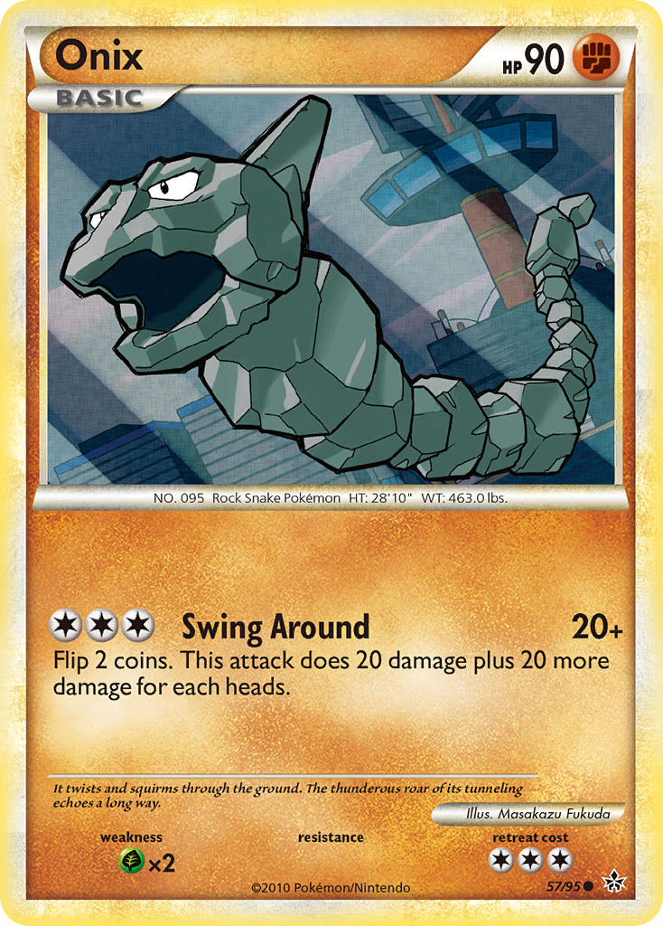 Onix hgss2-57 Common from HS—Unleashed Set