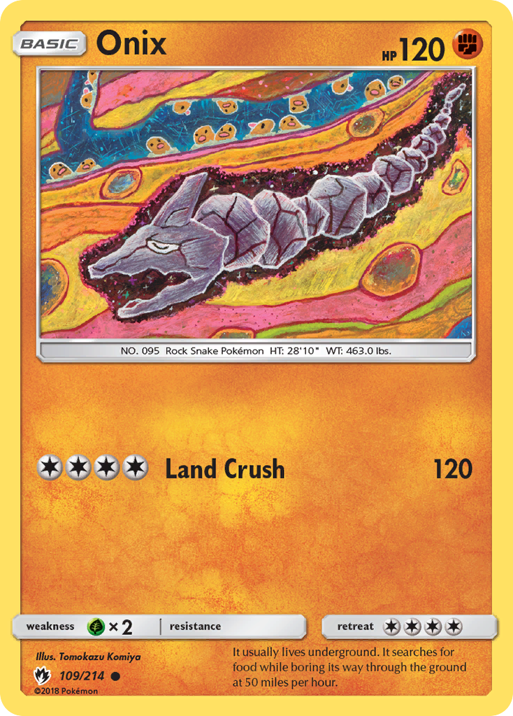 Onix sm8-109 Common from Lost Thunder Set