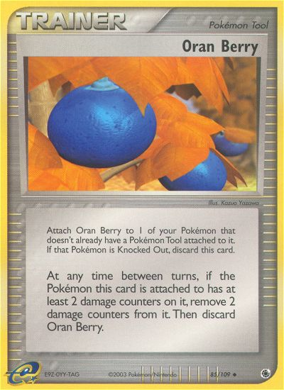 Oran Berry ex1-85 Uncommon from Ruby & Sapphire Set