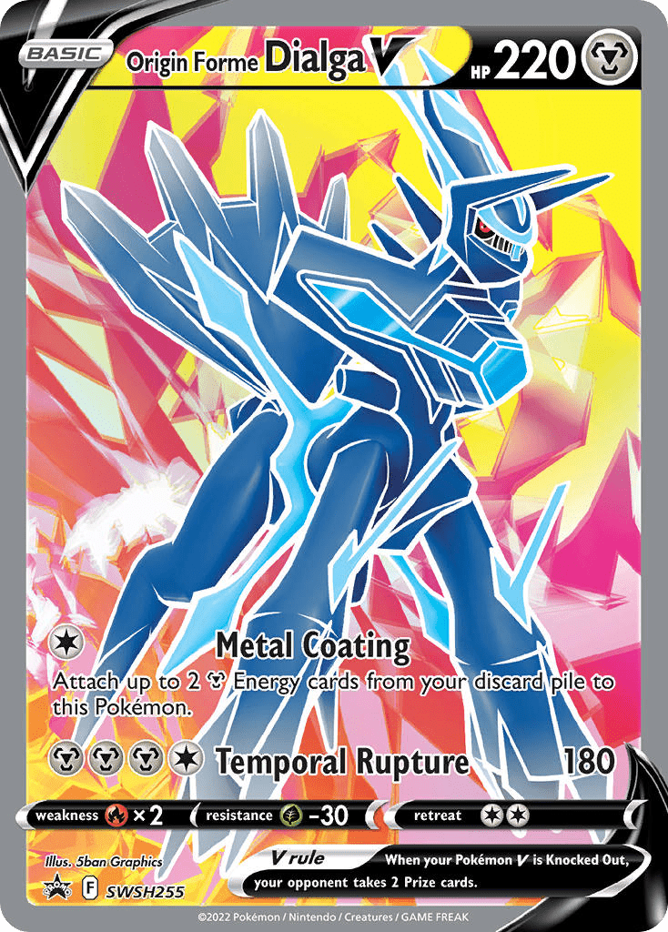 Origin Forme Dialga V swshp-SWSH255 Promo from SWSH Black Star Promos Set