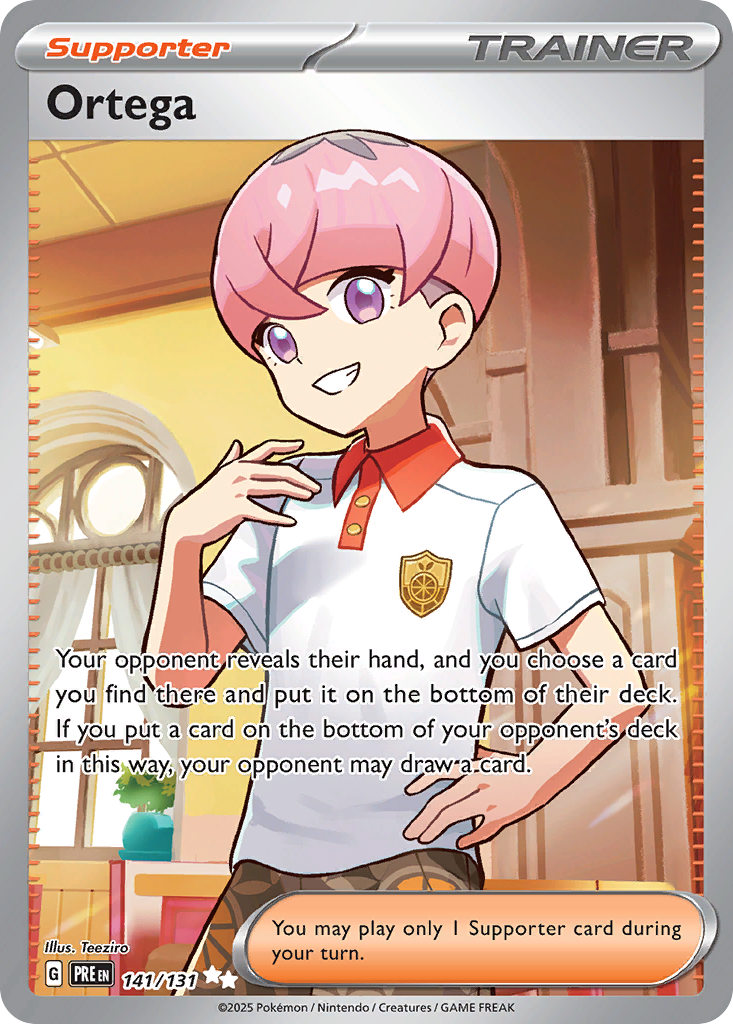Ortega sv8pt5-141 Ultra Rare from Prismatic Evolutions Set