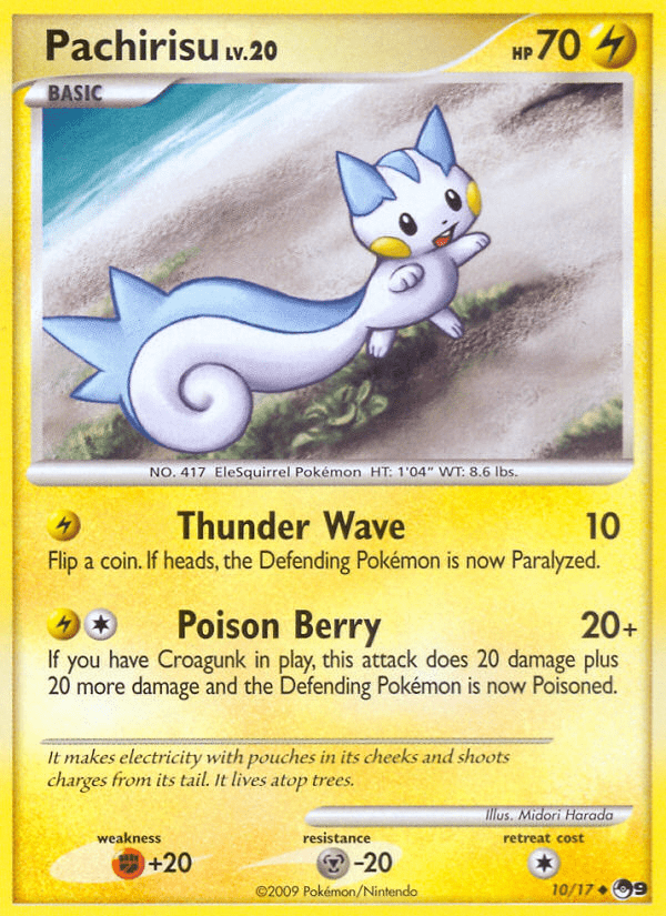 Pachirisu pop9-10 Uncommon from POP Series 9 Set