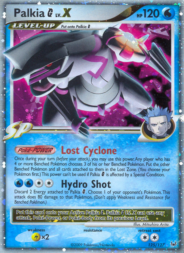 Palkia G LV.X pl1-125 Rare Holo LV.X from Platinum Set