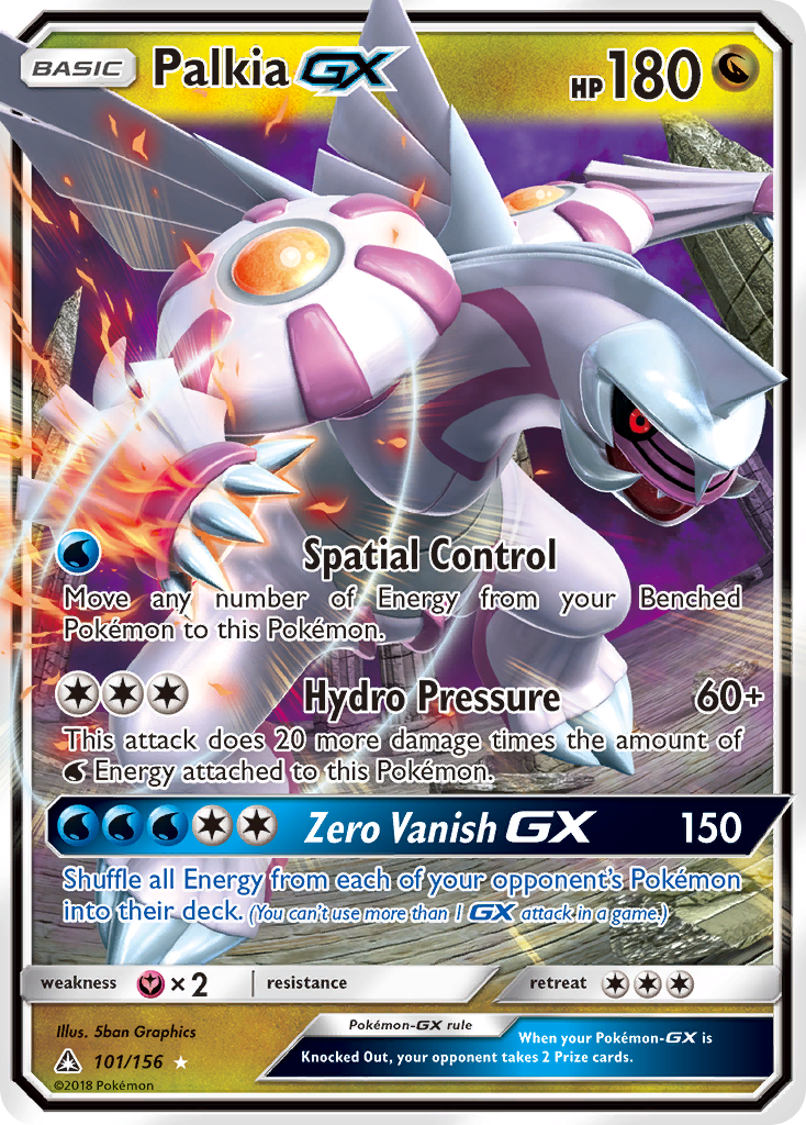 Palkia-GX sm5-101 Rare Holo GX from Ultra Prism Set