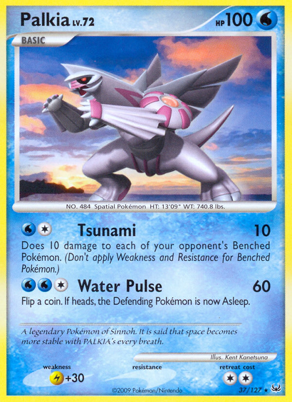 Palkia pl1-37 Rare from Platinum Set