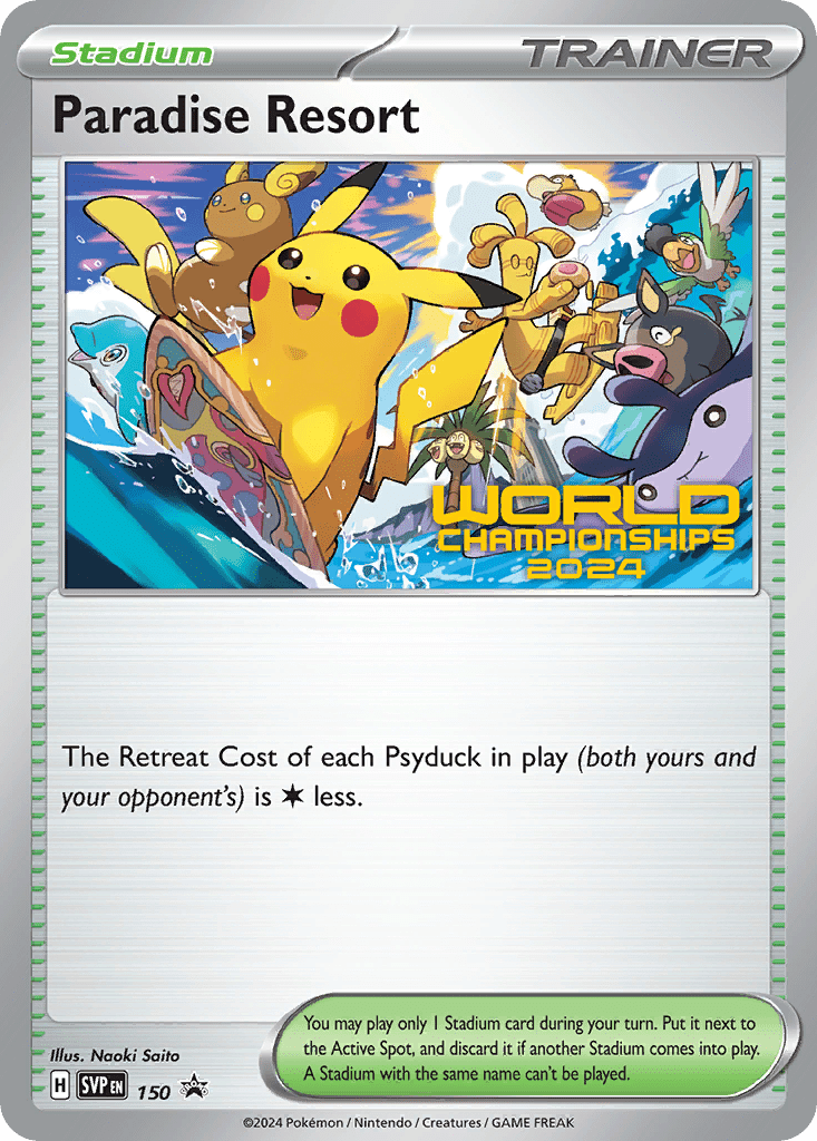 Paradise Resort svp-150 Promo from Scarlet & Violet Black Star Promos Set