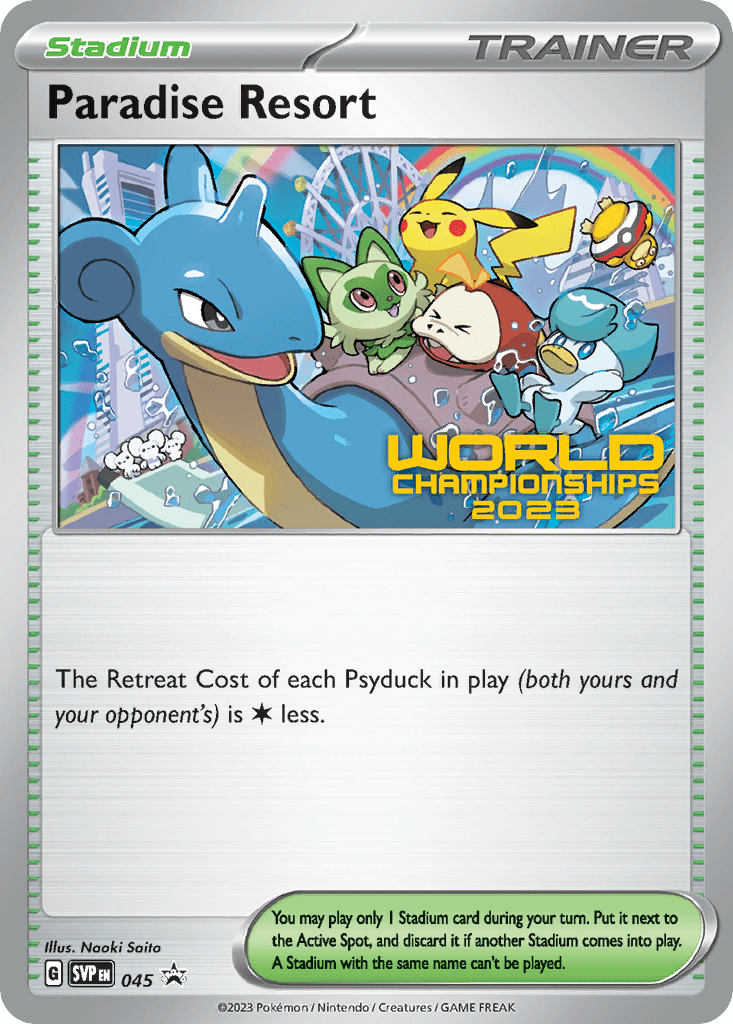 Paradise Resort svp-45 Promo from Scarlet & Violet Black Star Promos Set