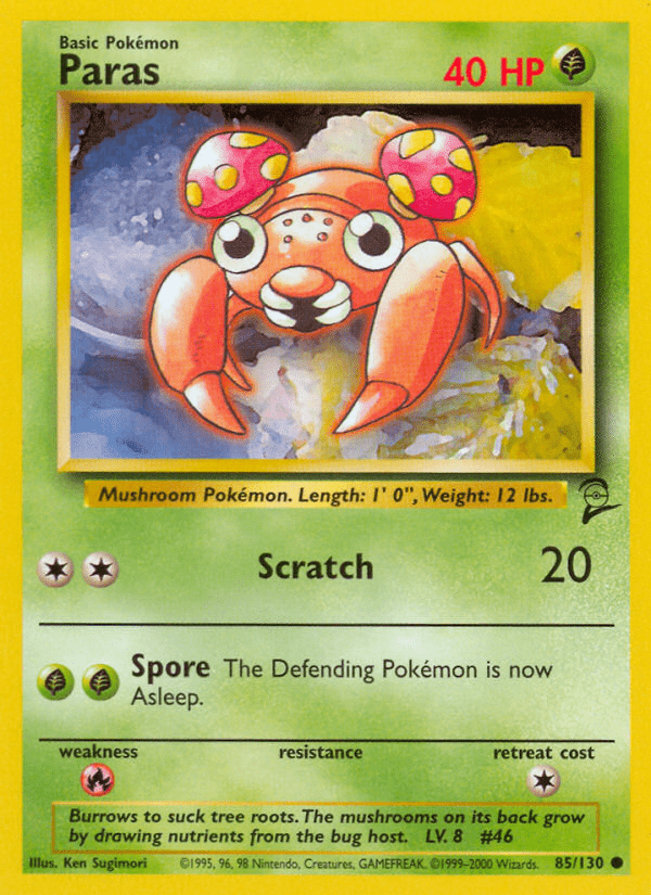 Paras base4-85 Common from Base Set 2 Set