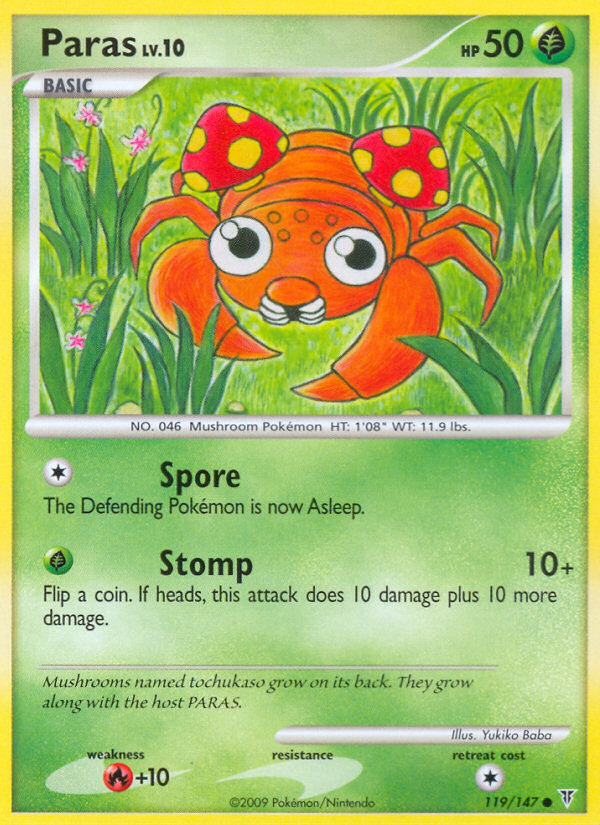 Paras pl3-119 Common from Supreme Victors Set