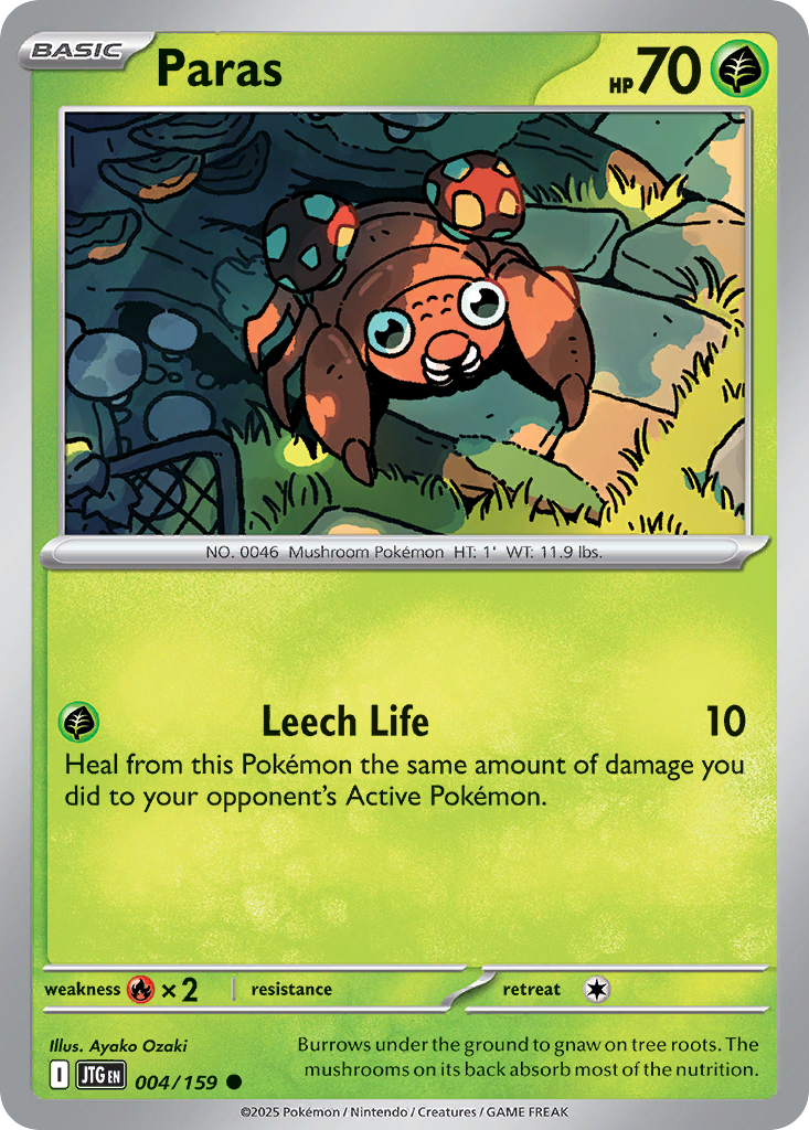 Paras sv9-4 Common from Journey Together Set