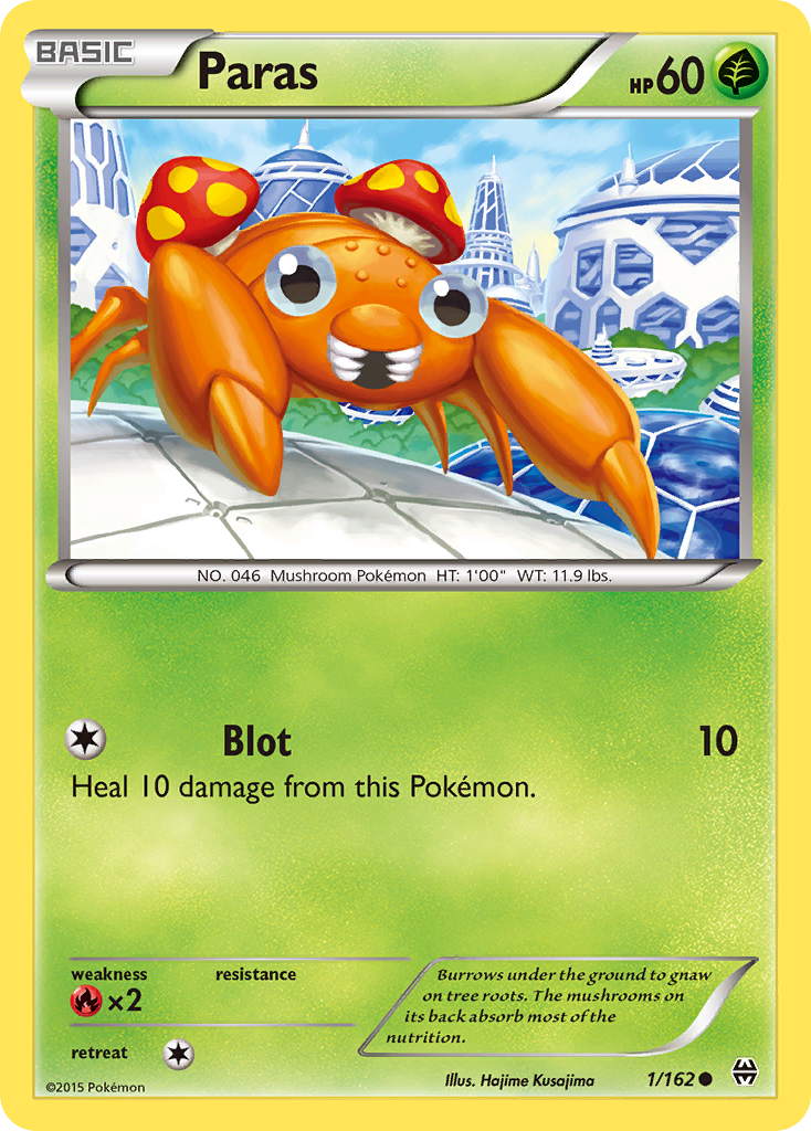 Paras xy8-1 Common from BREAKthrough Set