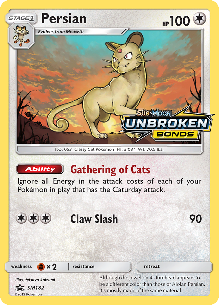 Persian smp-SM182 Promo from SM Black Star Promos Set