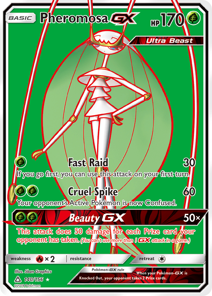 Pheromosa-GX sm5-140 Rare Ultra from Ultra Prism Set