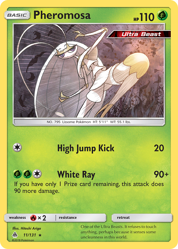 Pheromosa sm6-11 Rare Holo from Forbidden Light Set