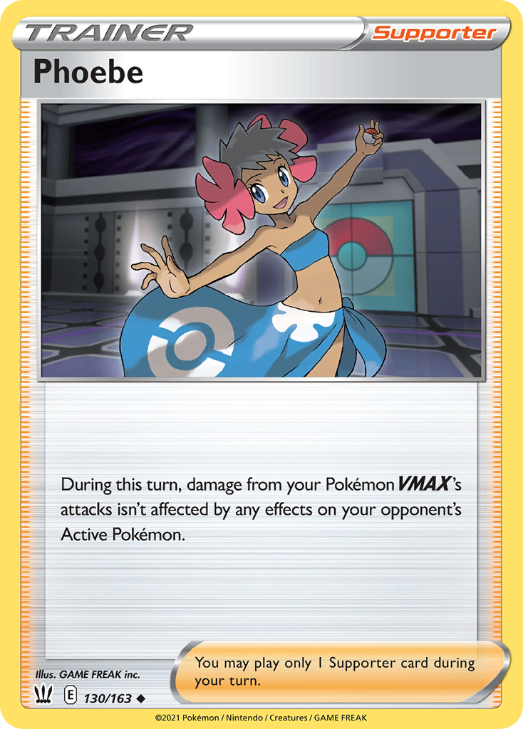 Phoebe swsh5-130 Uncommon from Battle Styles Set