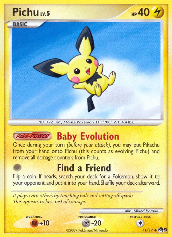 Pichu pop9-11 Uncommon from POP Series 9 Set