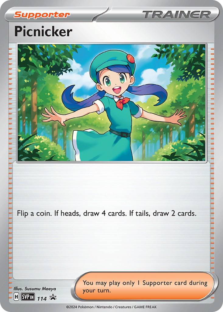 Picnicker svp-114 Promo from Scarlet & Violet Black Star Promos Set