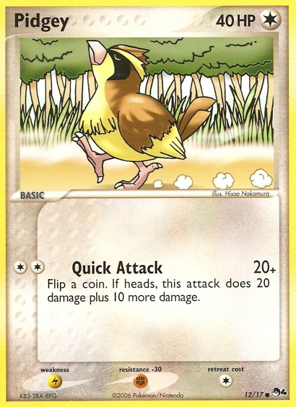 Pidgey pop4-12 Common from POP Series 4 Set