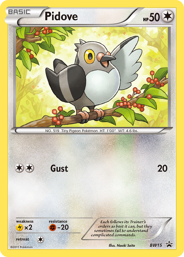 Pidove bwp-BW15 Promo from BW Black Star Promos Set