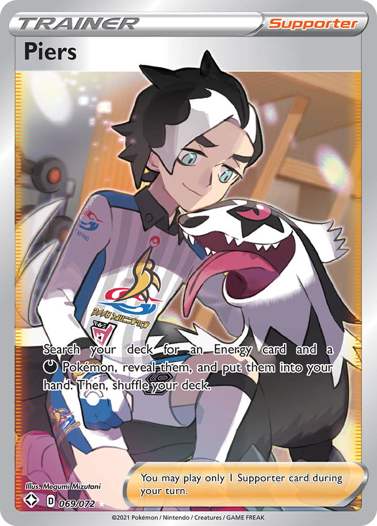 Piers swsh45-69 Rare Ultra from Shining Fates Set