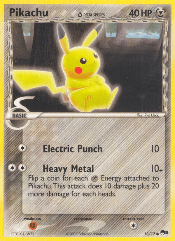 Pikachu δ pop5-13 Common from POP Series 5 Set