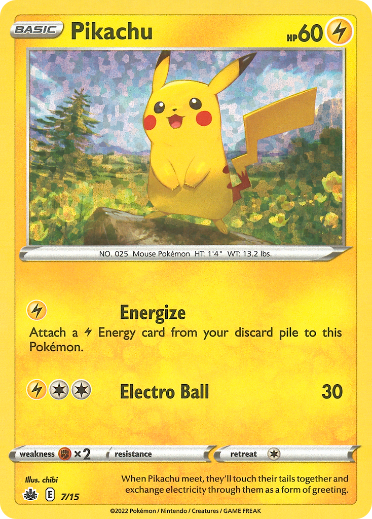 Pikachu mcd22-7  from McDonald's Collection 2022 Set