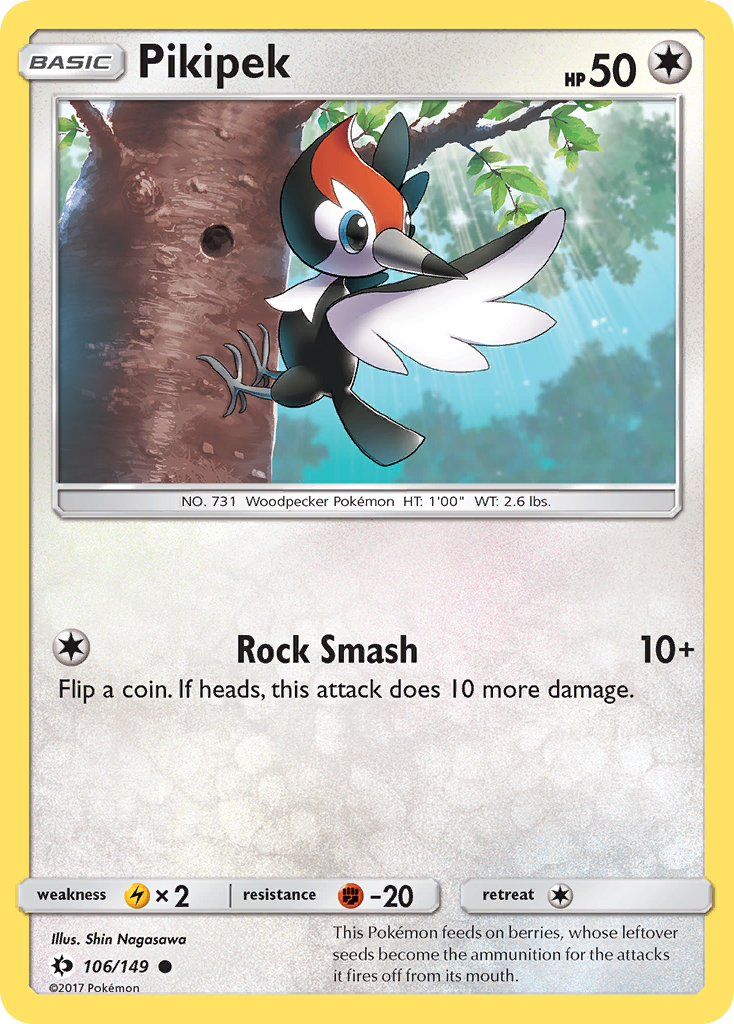 Pikipek sm1-106 Common from Sun & Moon Set