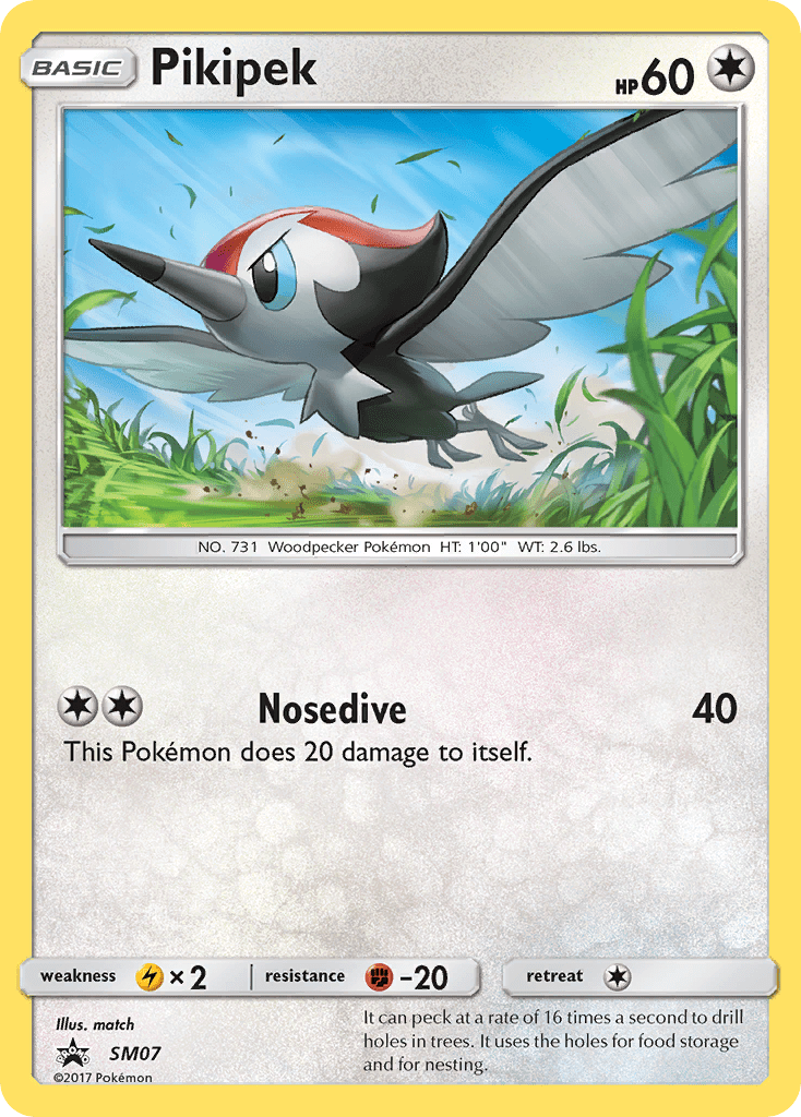 Pikipek smp-SM07 Promo from SM Black Star Promos Set