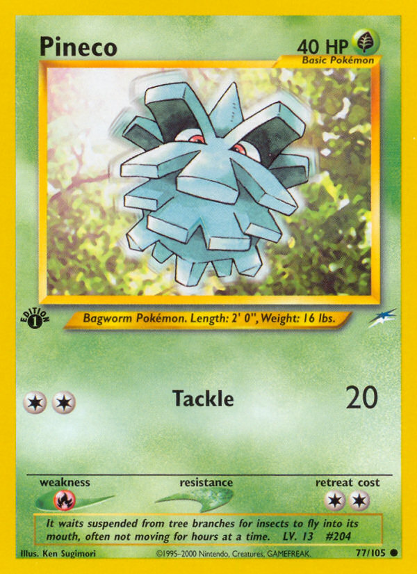 Pineco neo4-77 Common from Neo Destiny Set