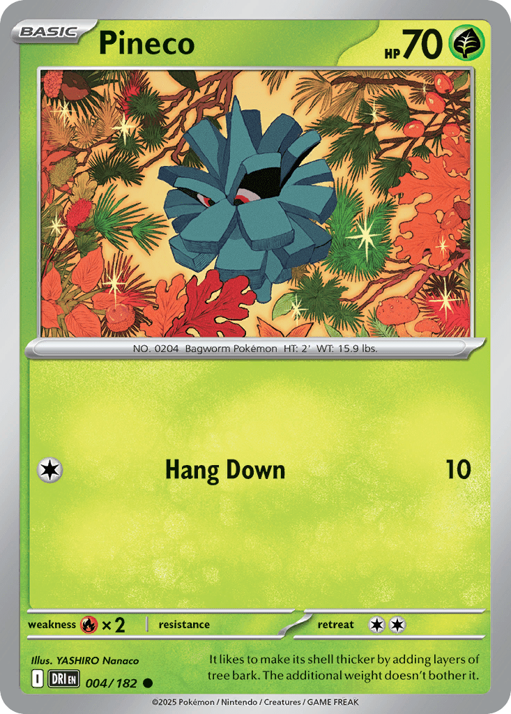 Pineco sv10-4 Common from Destined Rivals Set