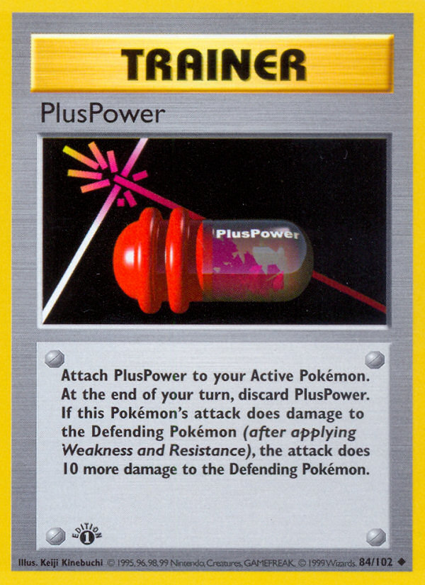 PlusPower base1-84 Uncommon from Base Set