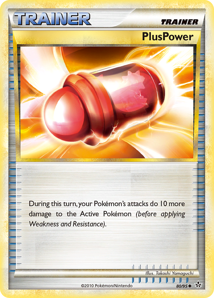 PlusPower hgss2-80 Uncommon from HS—Unleashed Set