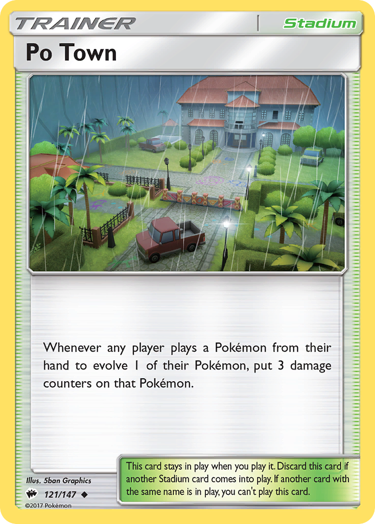 Po Town sm3-121 Uncommon from Burning Shadows Set