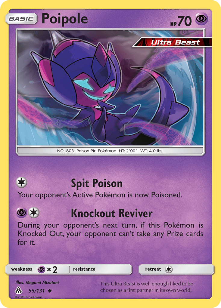 Poipole sm6-55 Uncommon from Forbidden Light Set